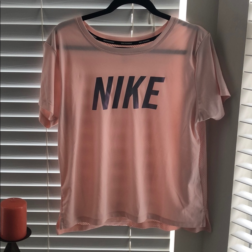 Nike Running Dri-Fit meshed back workout T-shirt